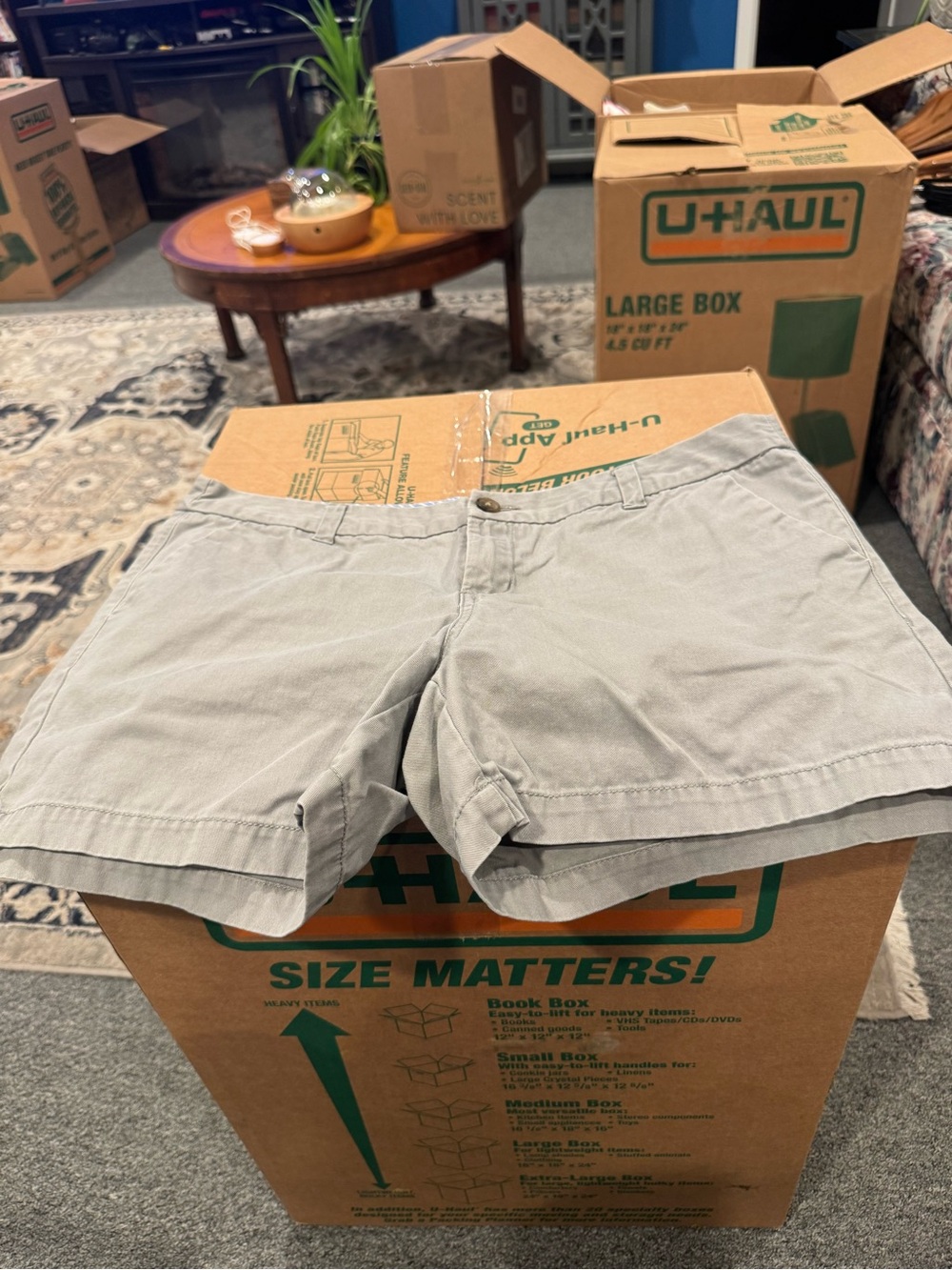 Merona Light Gray Women's Cotton Blend Bermuda Shorts